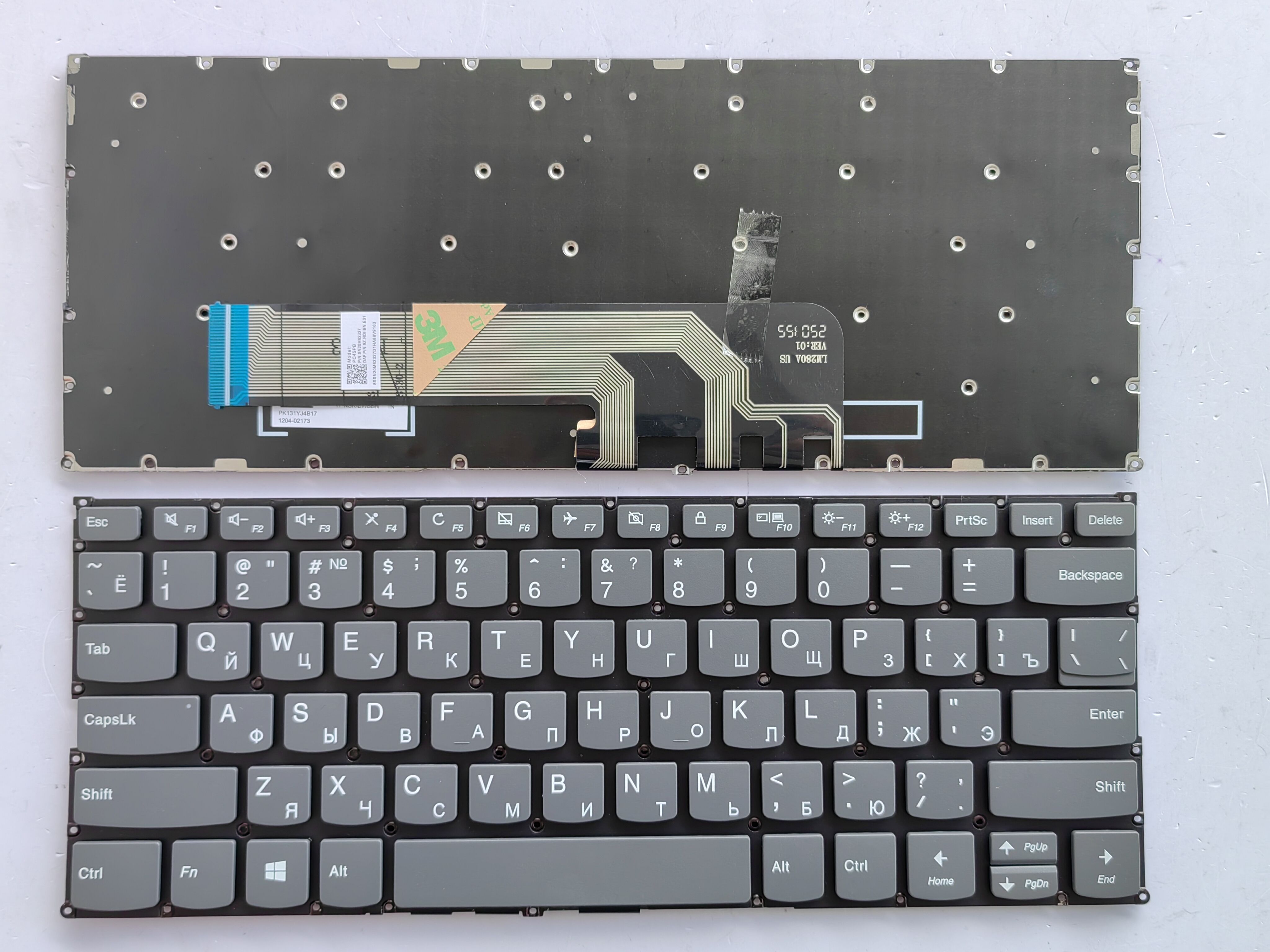 Picture of New Replacement Laptop Keyboard For LENOVO YOGA530-14 Grey (OEM) RU Layout